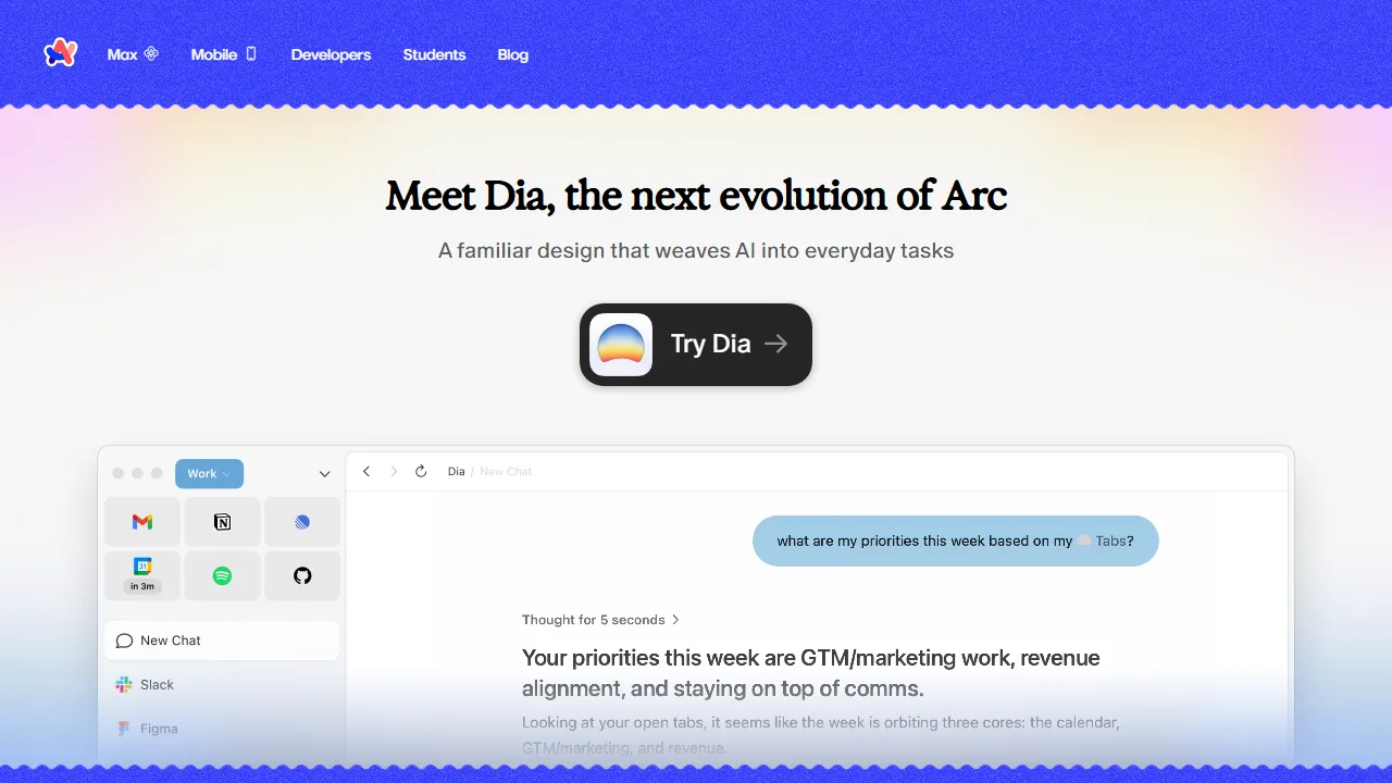 Arc Search capture d'ecran