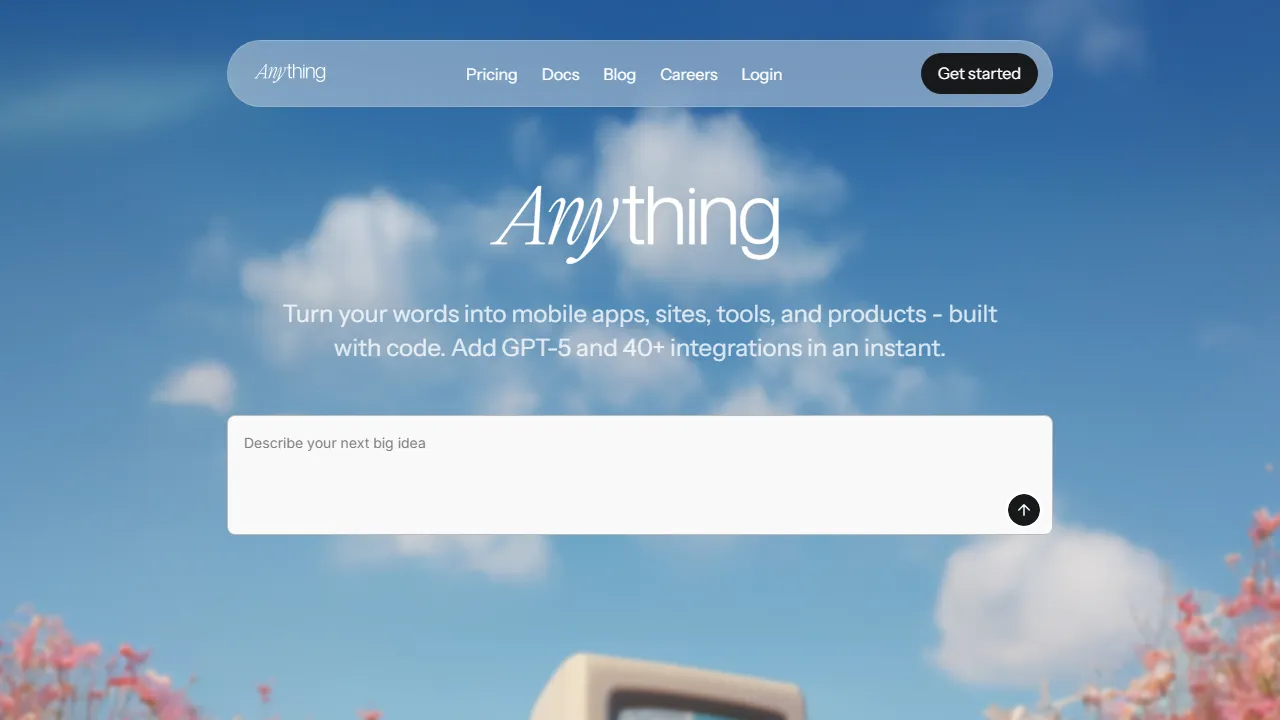 Create.xyz capture d'ecran