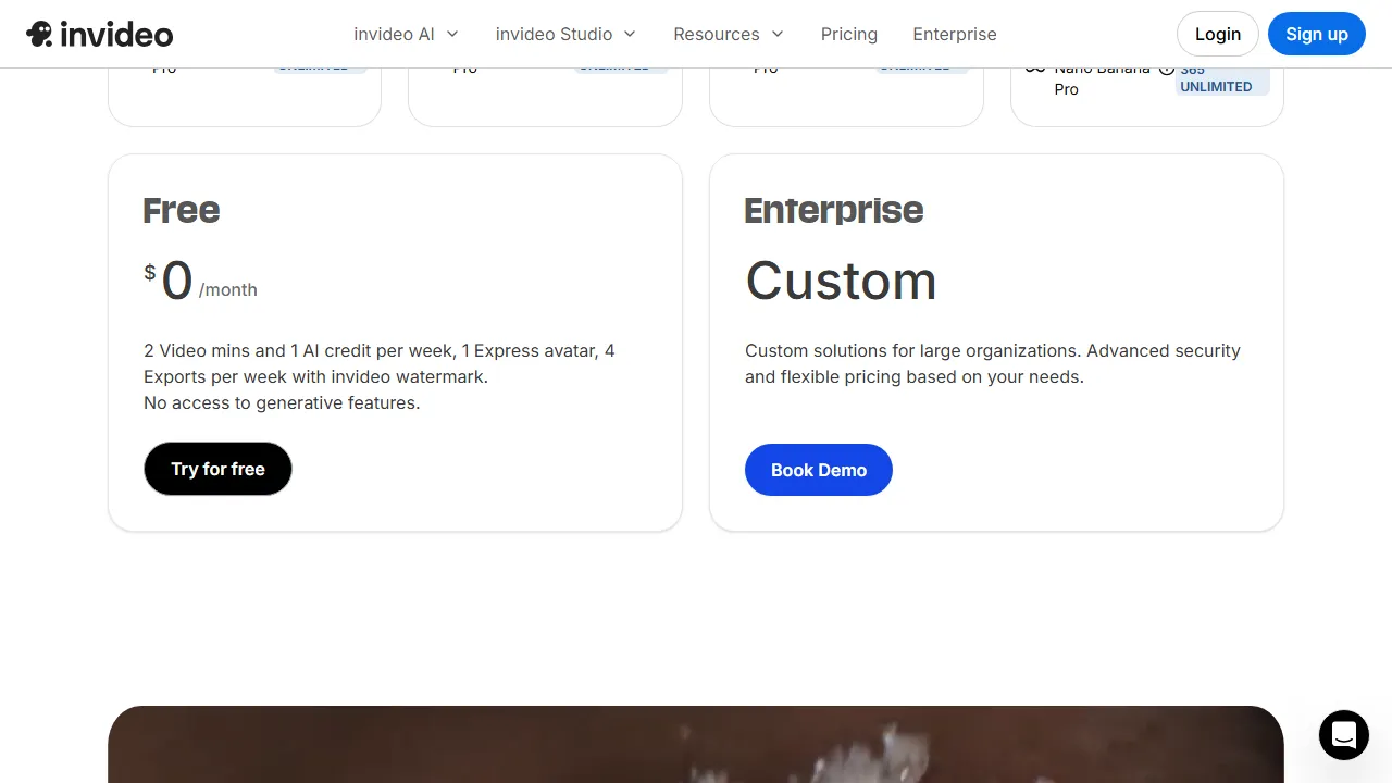 InVideo AI capture d'ecran