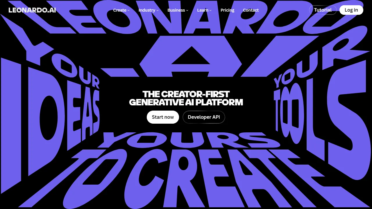 Leonardo AI capture d'ecran