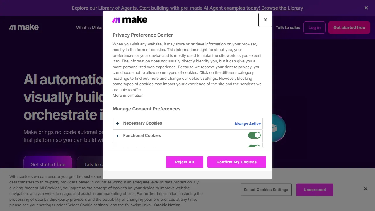 Make（旧Integromat） capture d'ecran