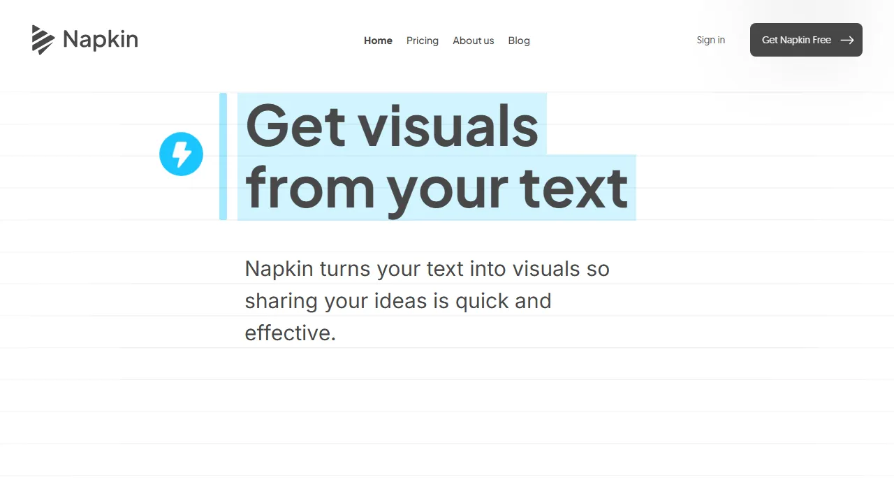 Napkin AI capture d'ecran
