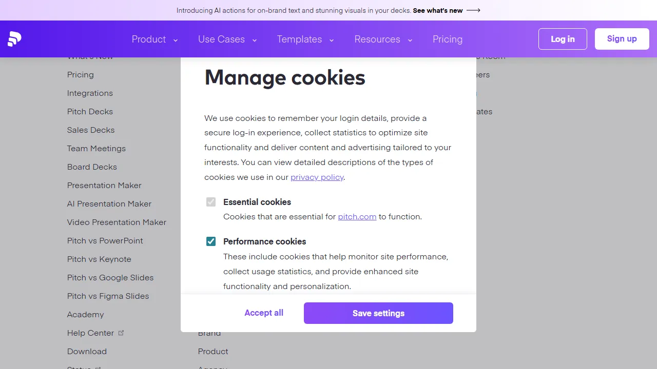 Pitch AI capture d'ecran