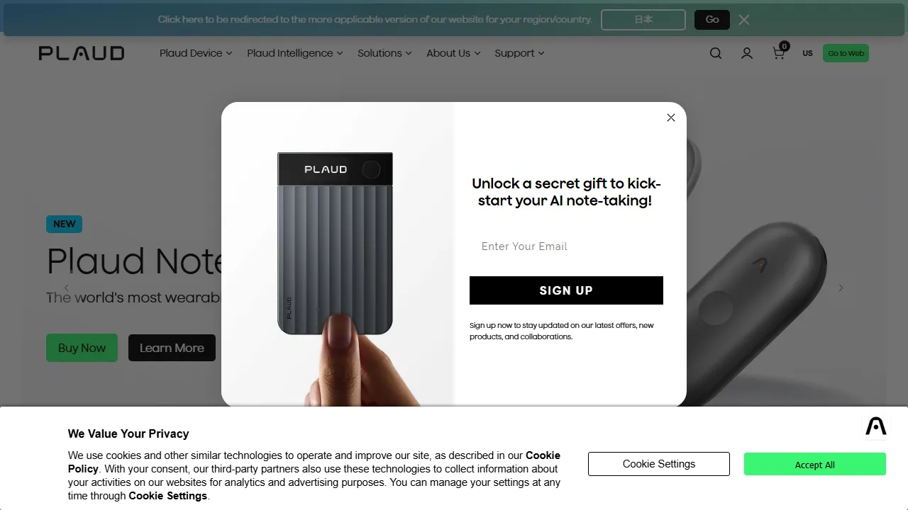 Plaud Note capture d'ecran