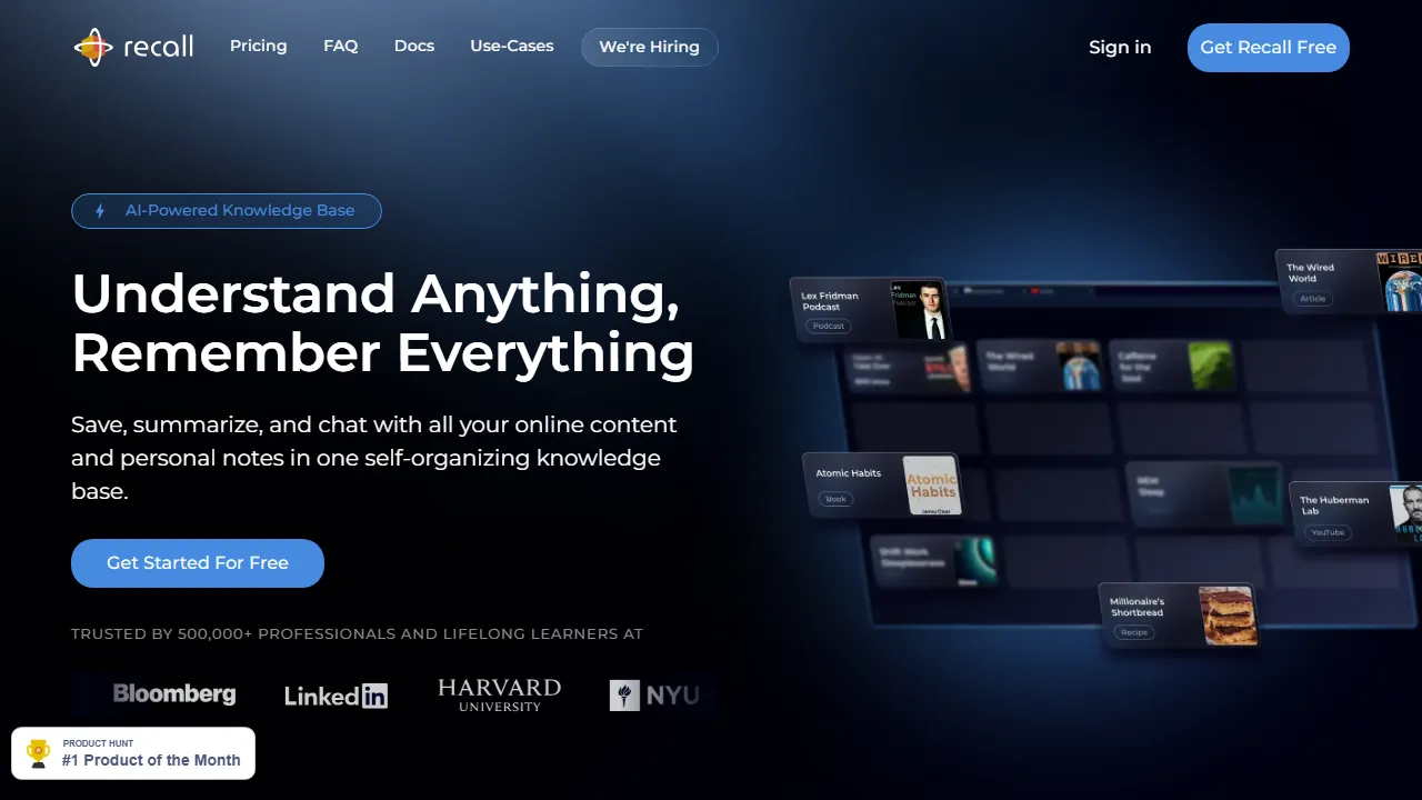 Recall capture d'ecran