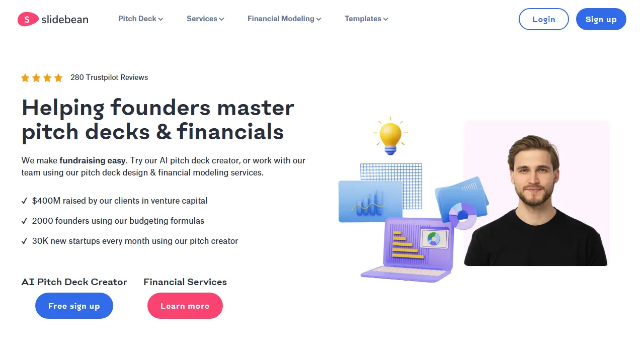 Slidebean capture d'ecran