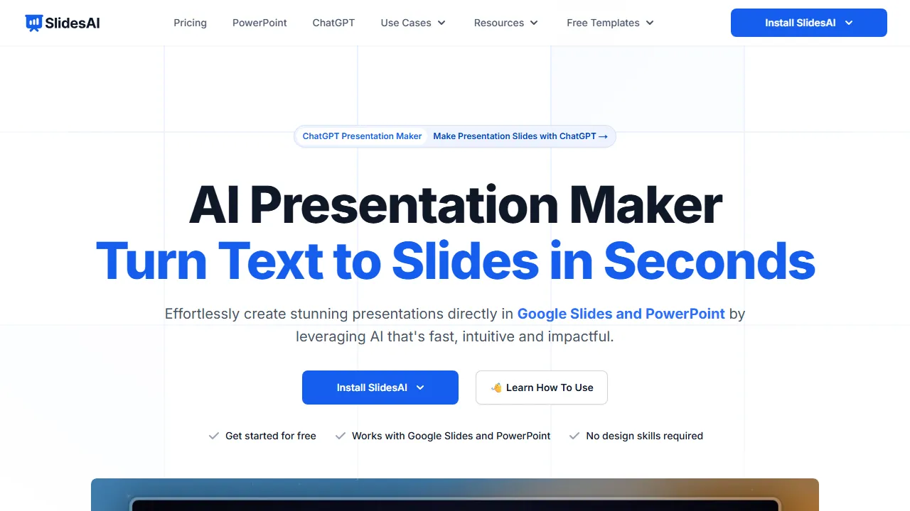 SlidesAI capture d'ecran