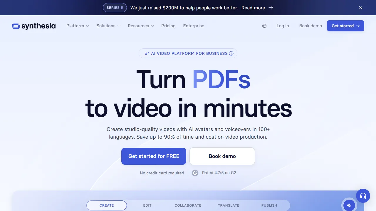 Synthesia capture d'ecran