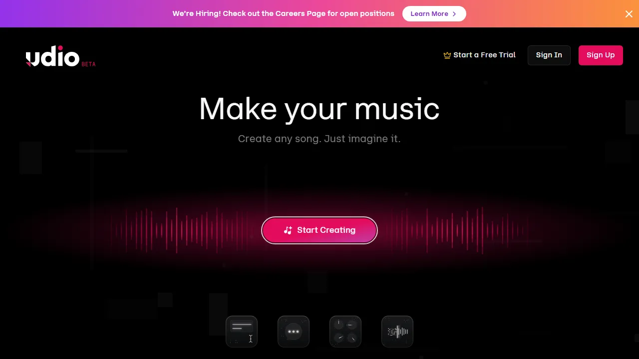 Udio capture d'ecran