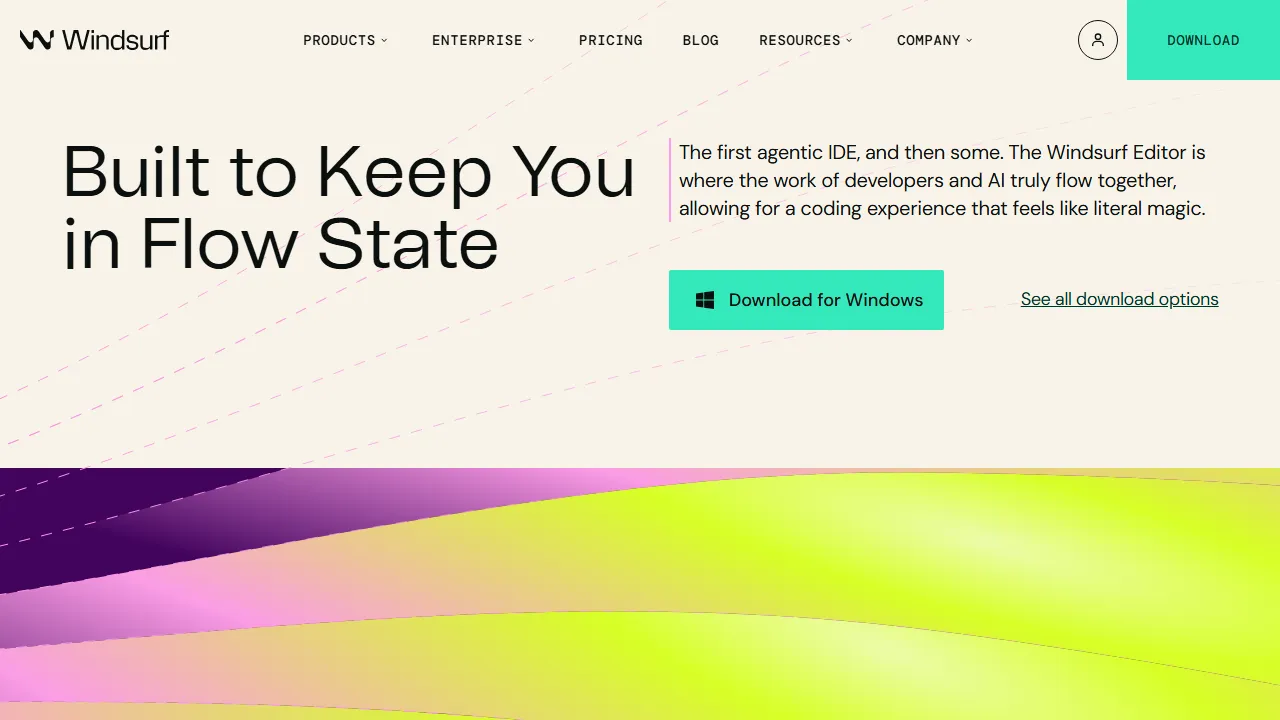 Windsurf capture d'ecran